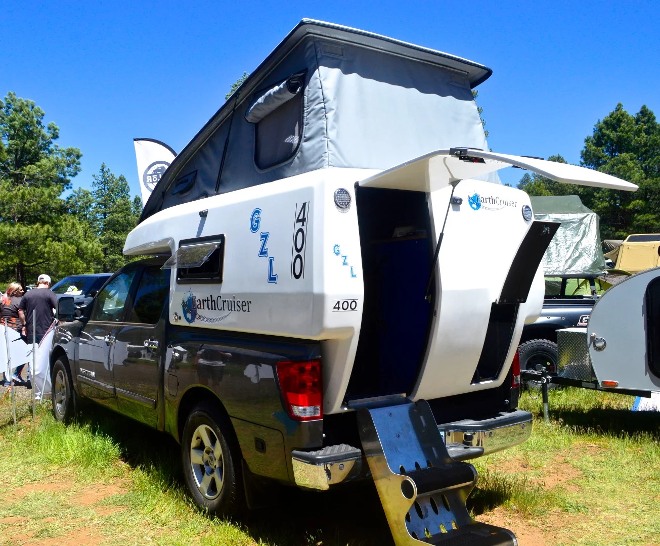 One exterior change from the original GZL design that's immediately noticeable is the independent steps and door in place of the two-part upper door, lower door/step