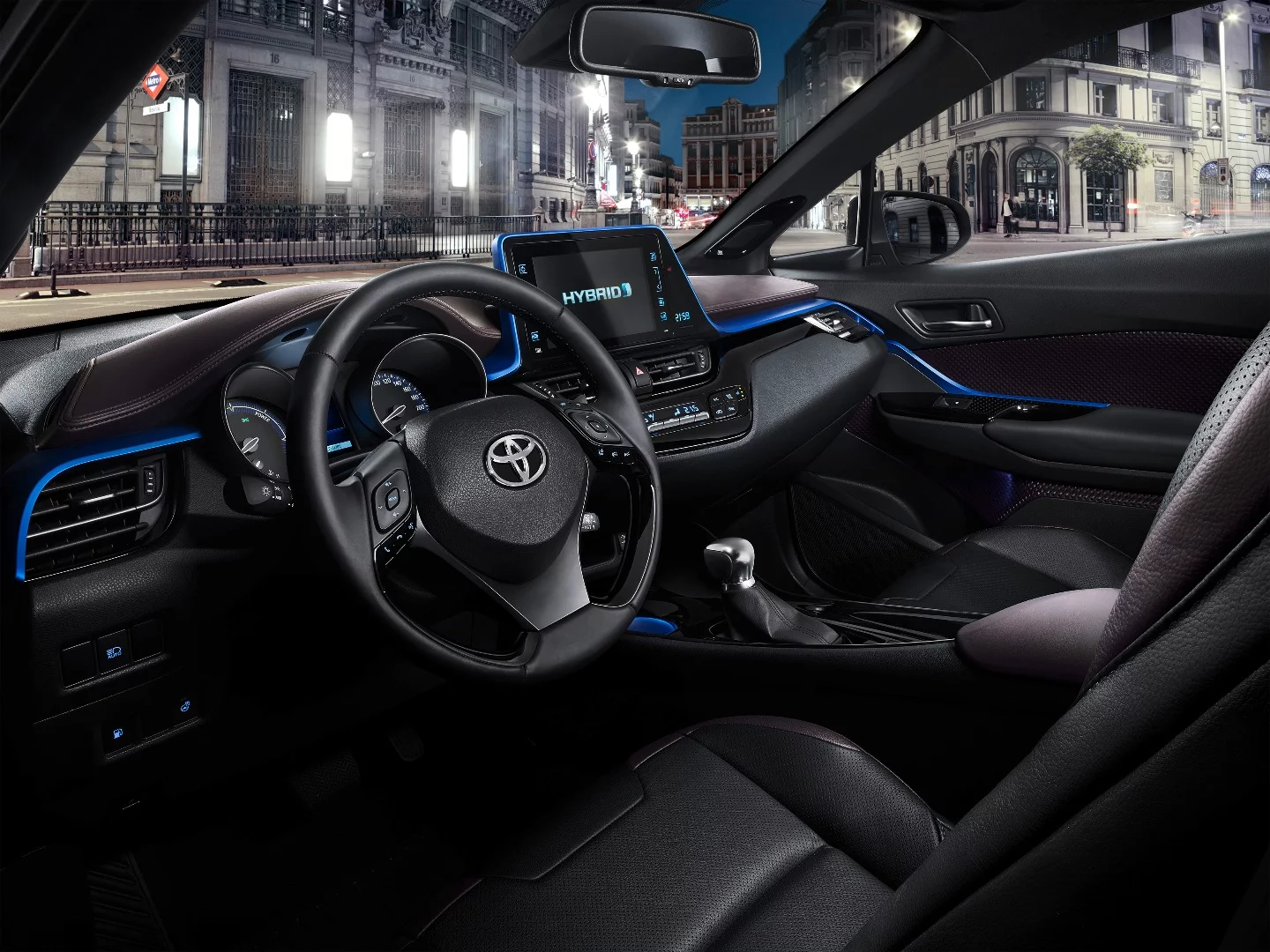 The Toyota C-HR's interior