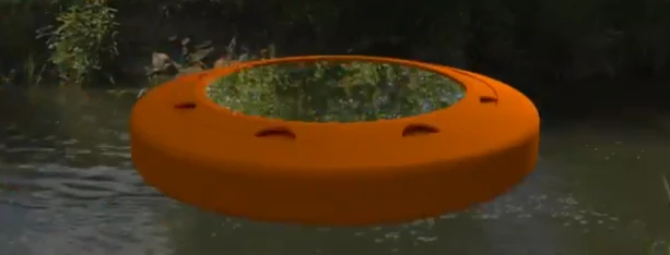 The shatterproof mirror on the outside is there to signal rescuers when needed