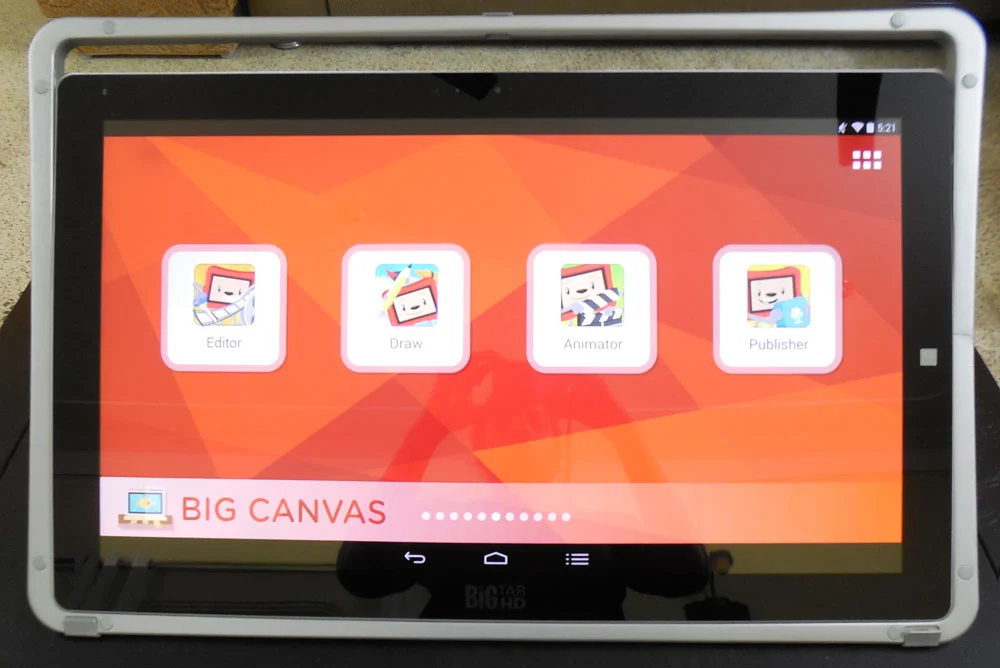 A suite of animation tools for kids to create animations, ebooks and videos (Photo: Lakshmi Sandhana/Gizmag.com)