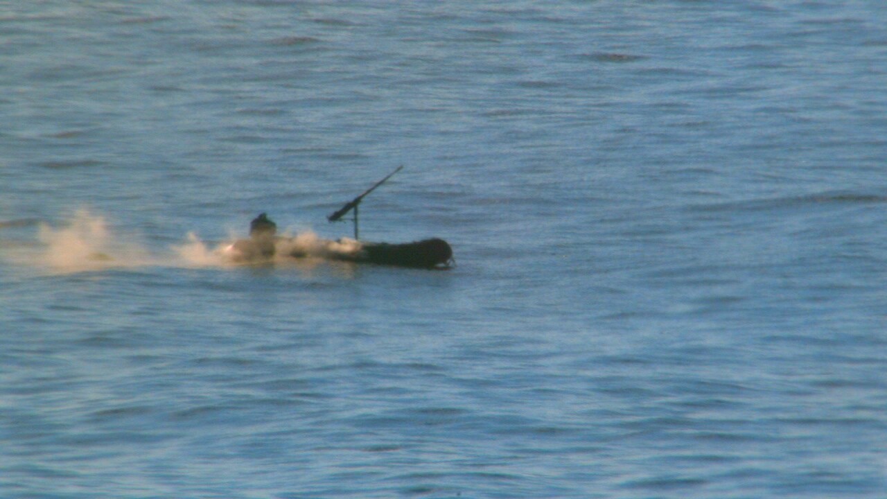 In recent tests, the prototype laser system disabled two boats at a range of approximately 1.6 km (1 mi)