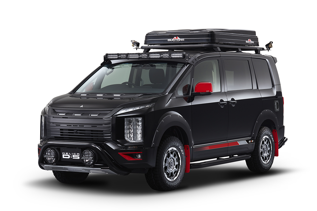 The D:5 Tough x Tough is an overland camping rig concept with interior and rooftop camping