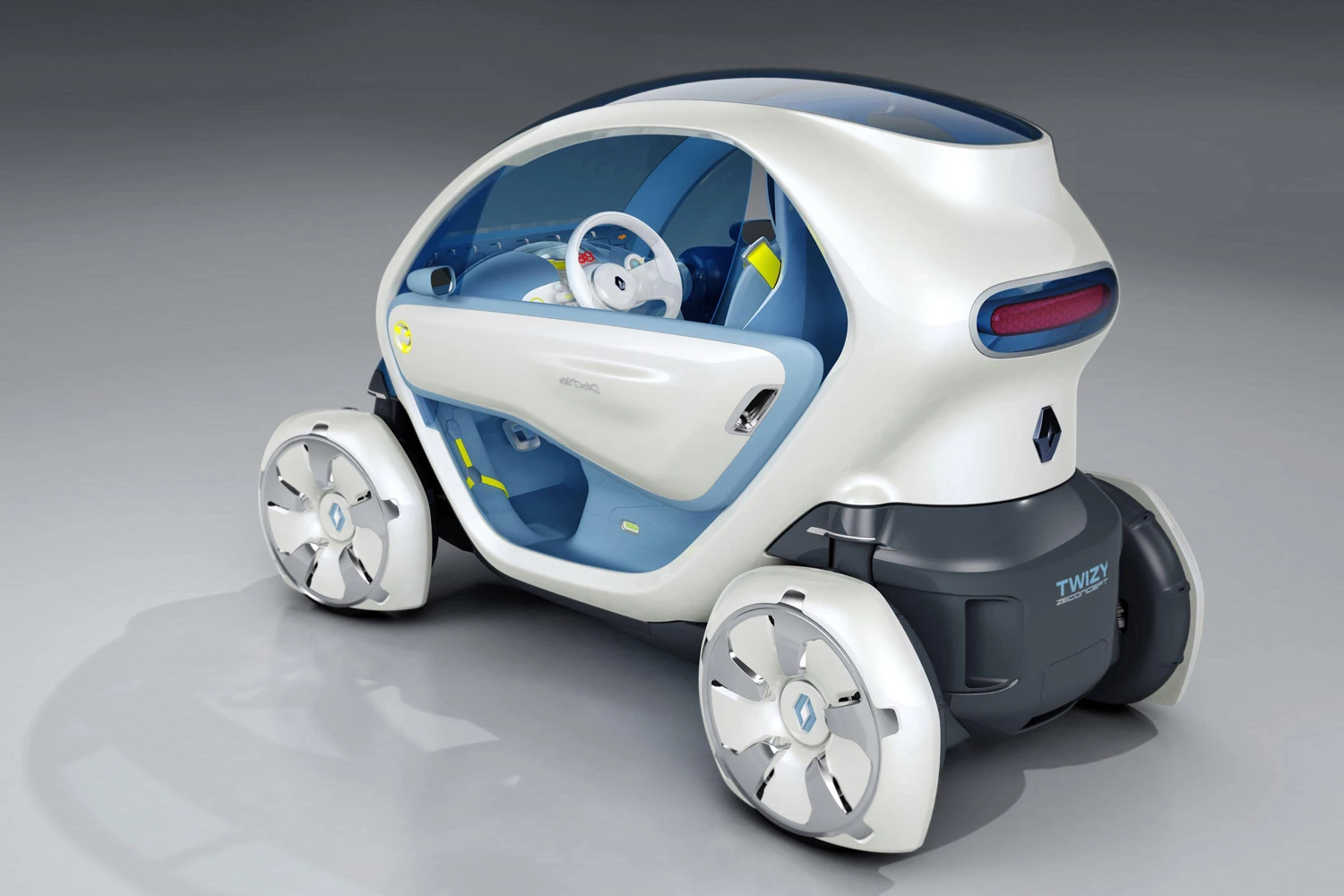 The general consensus of the team at Frankfurt was that the Twizy's styling was a bit "try hard"