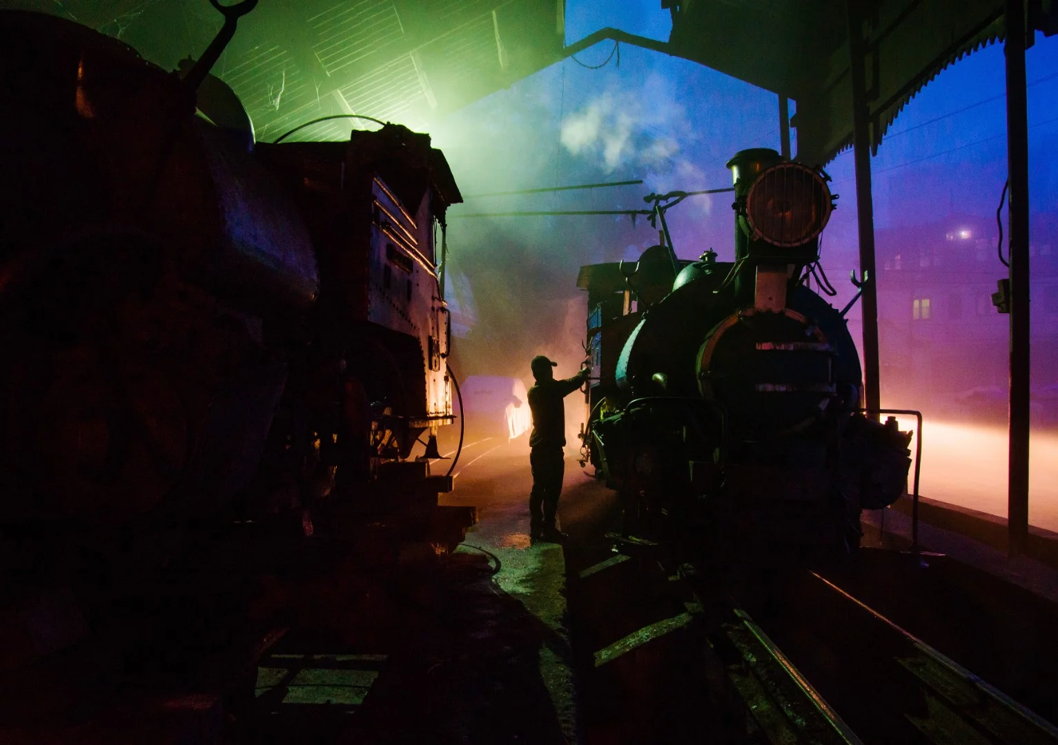 Winner of 3:00 hour. "Steam locomotive", Sirsendu Gayen. Darjeeling, India