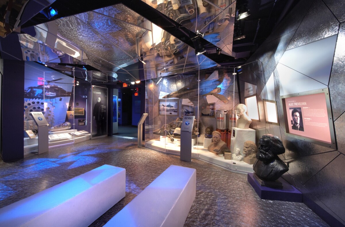 The Exquisitely Evil exhibition is an interactive exhibition celebrating the best Bond villains over the past 50 years