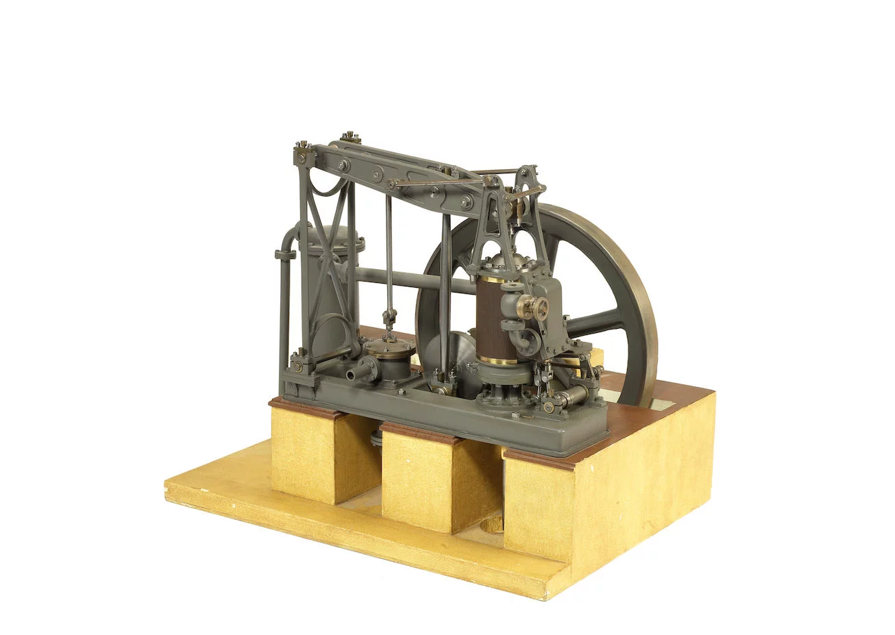 An exhibition class model of an Easton and Anderson single cylinder expansion valve gear condensing grasshopper beam pumping engine, circa 1885