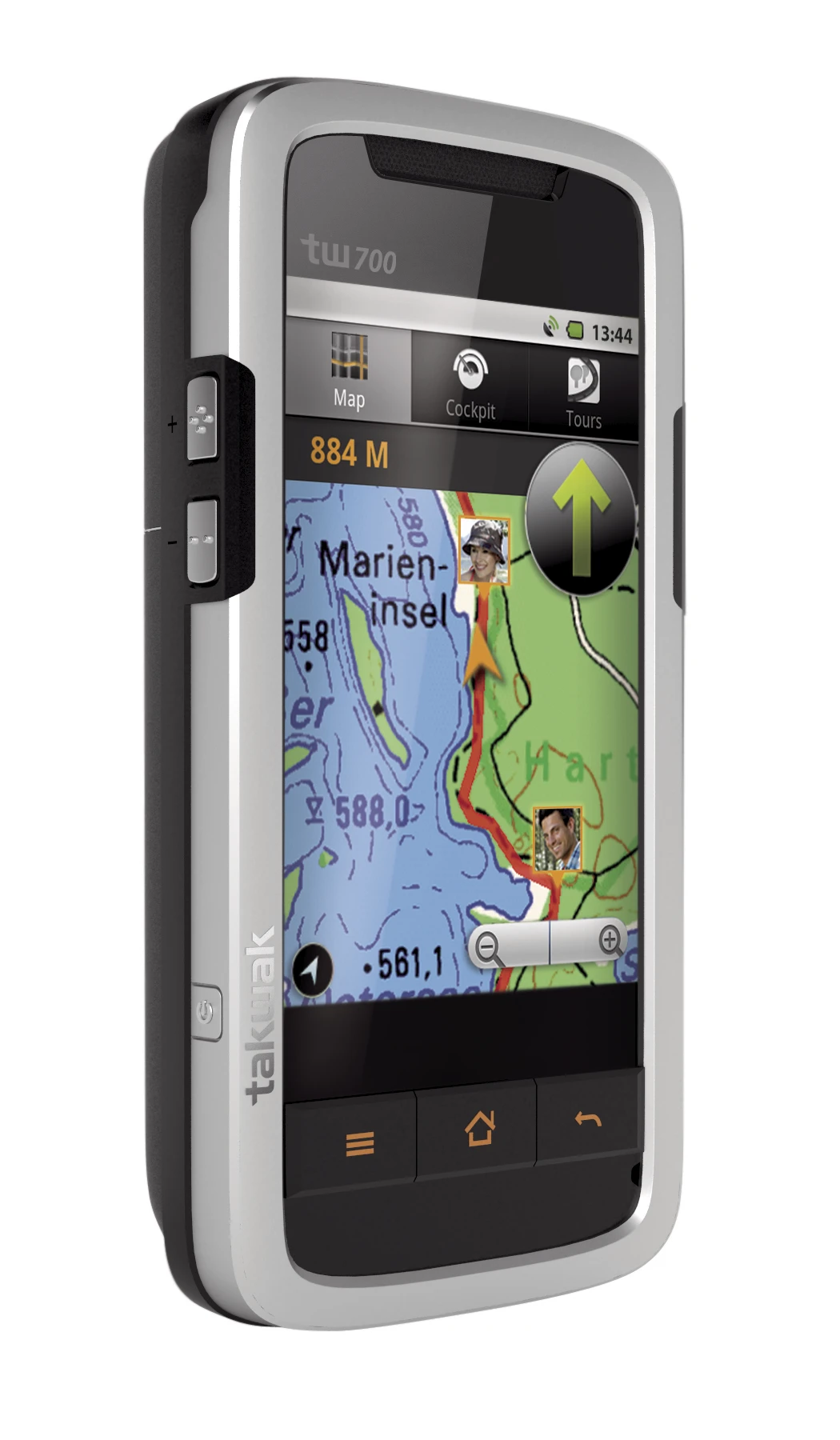 The Tak Wak tw700 GPS-smartphone-radio-buddy tracking system.