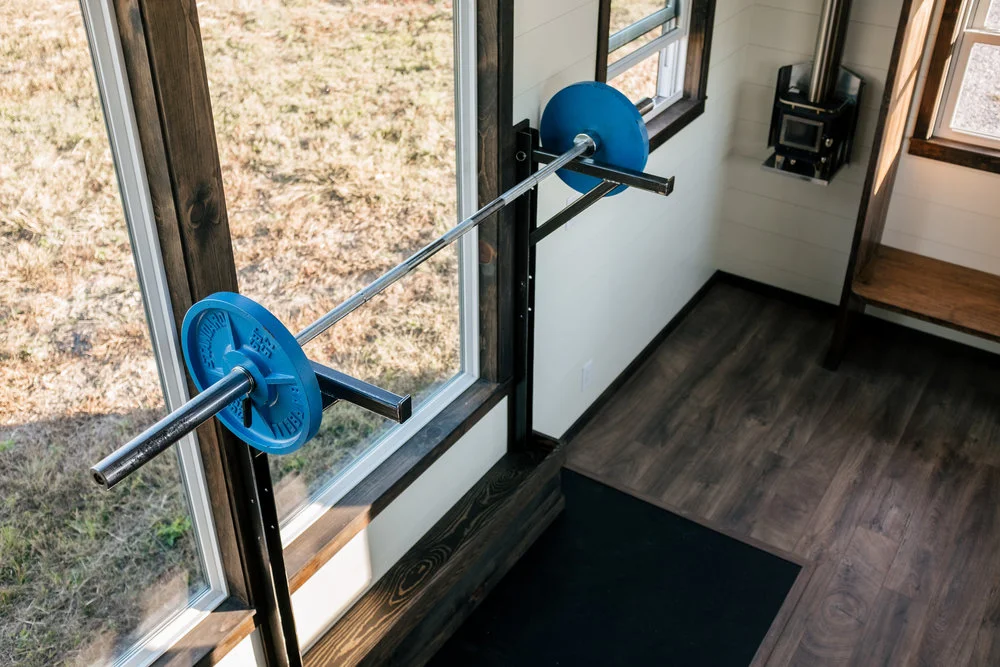 The Silhouette's weightlifting area