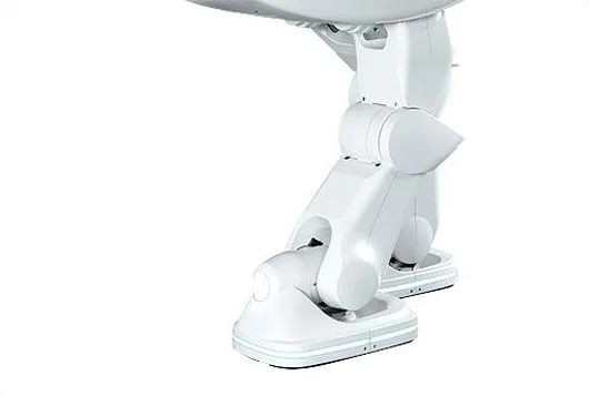 A rear view of the Toyota i-foot's leg mechanism