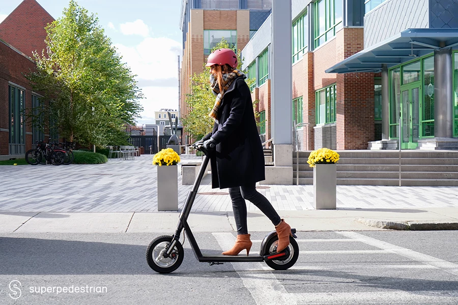 Superpedestrian e-scooters come with Vehicle Intelligence onboard, which allows the vehicle to keep track of its own health in real time and automatically report issues to fleet operators
