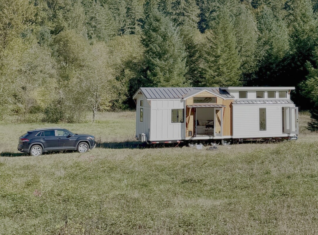 Custom tiny house delivers luxury for its owners, and their pets too
