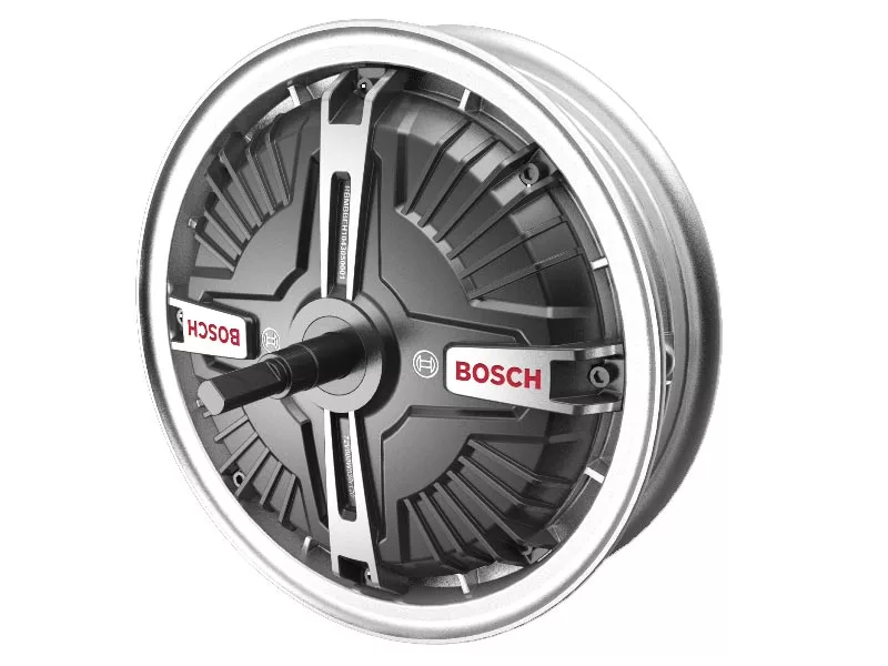 Easy to integrate into production or to retrofit in existing models, the Bosch wheel hub motor targets the expansion of affordable electric mobility