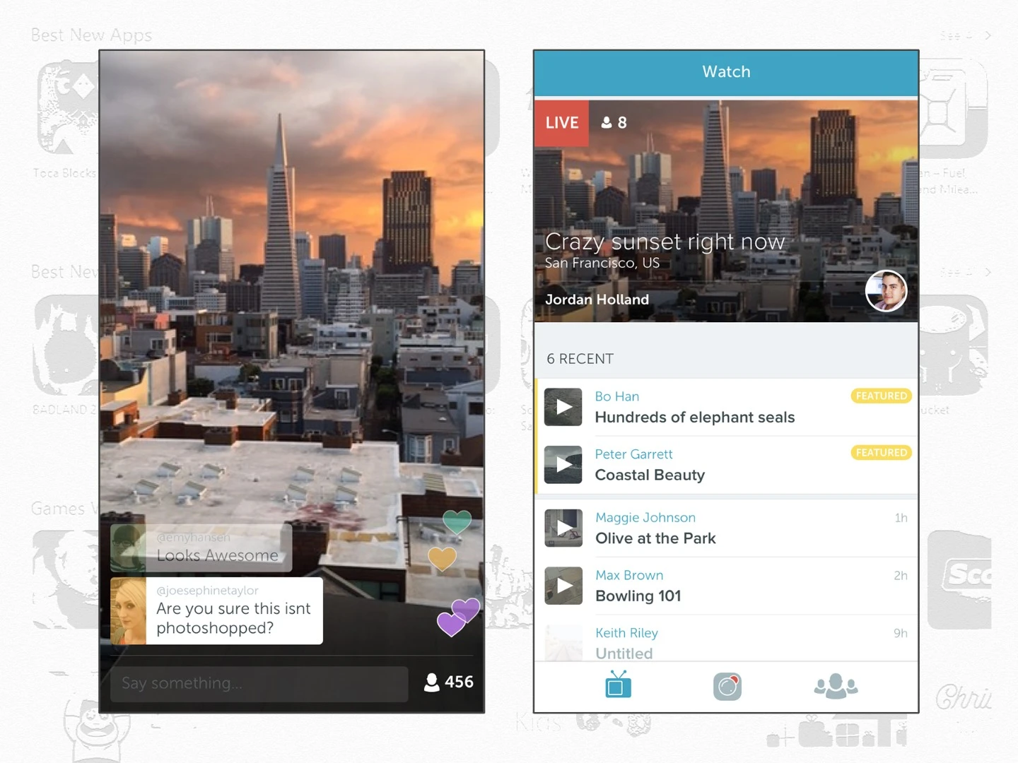 Periscope is focused on livestreaming