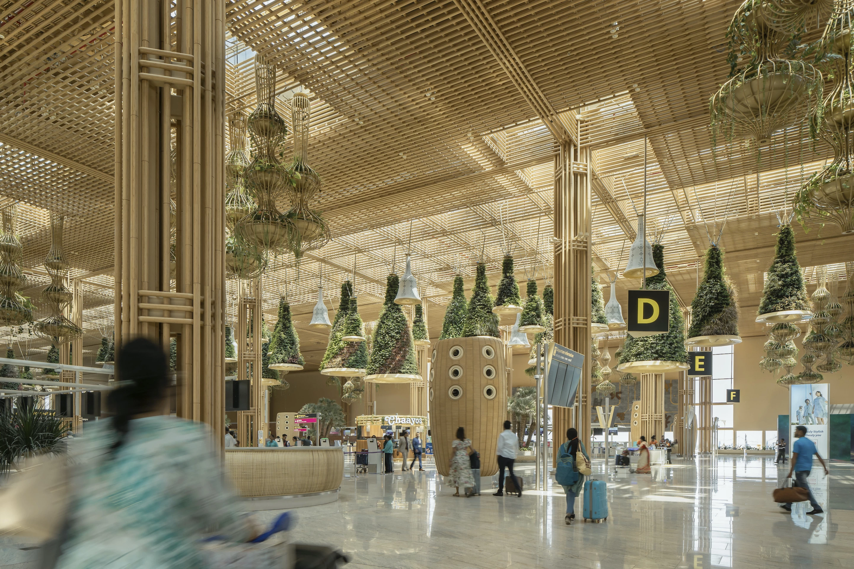 Terminal 2 at Kempegowda International Airport Bengaluru is part of a larger trend to produce lush, greenery filled airports