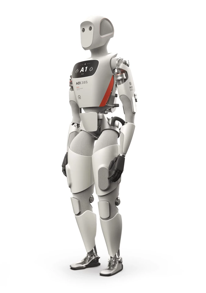 Apollo stands 5 feet 8 inches tall and can haul payloads of up to 55 lb