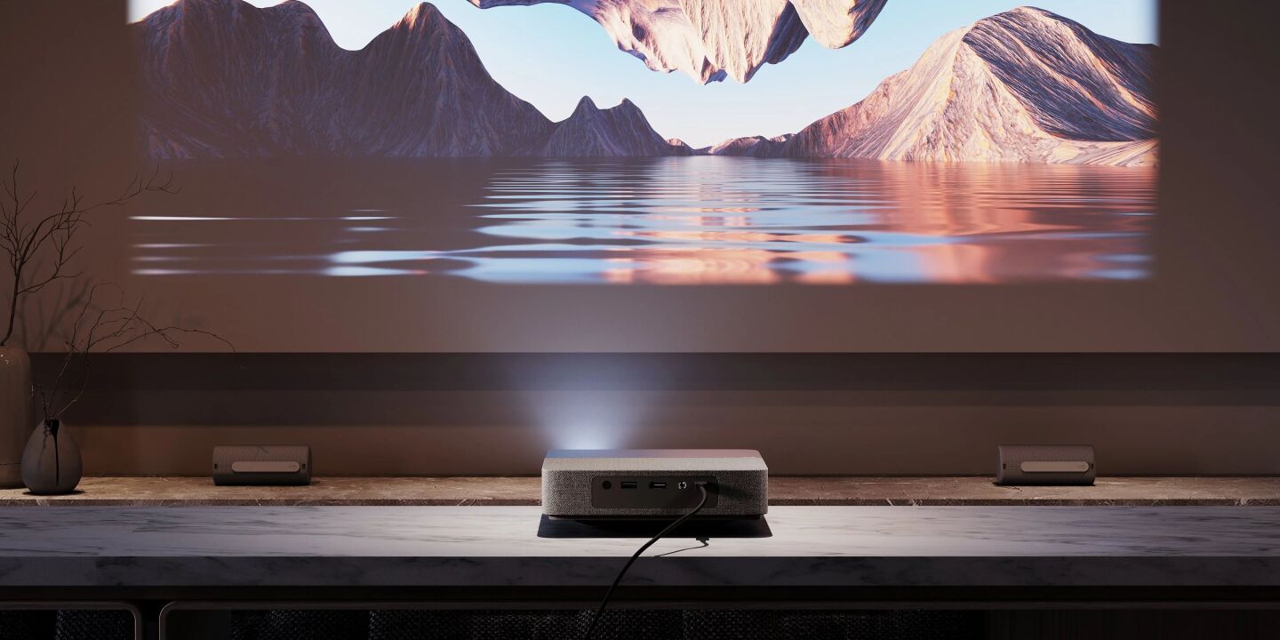 Compact laser projector adds a premium touch to home cinemas