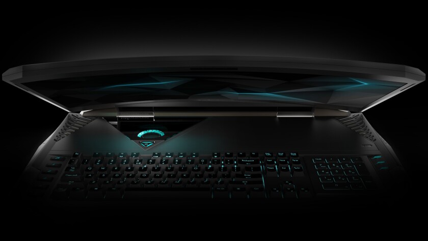 The Predator 21 X features a 2,560 x 1,080 curved display and dual GTX 1080 graphics cards