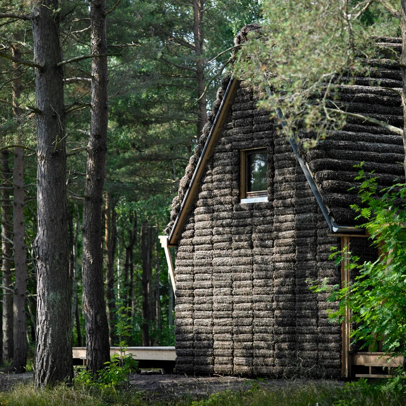 Seaweed homes were once a common building technique on the island of Læso