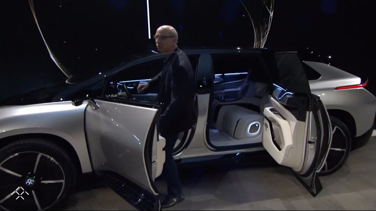 Faraday Future FF91: reverse-opening rear doors and lush interior