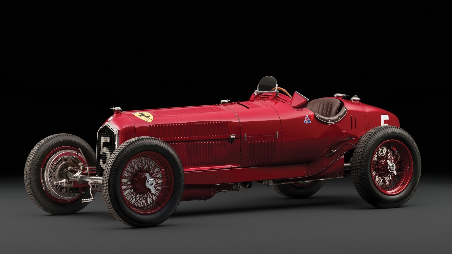Nuvolari's Scuderia Ferrari Alfa Romeo Tipo B P3 | Estimate: €3.8 to €5.0 million (US$4.1 to $5.4 million) | Auction Link