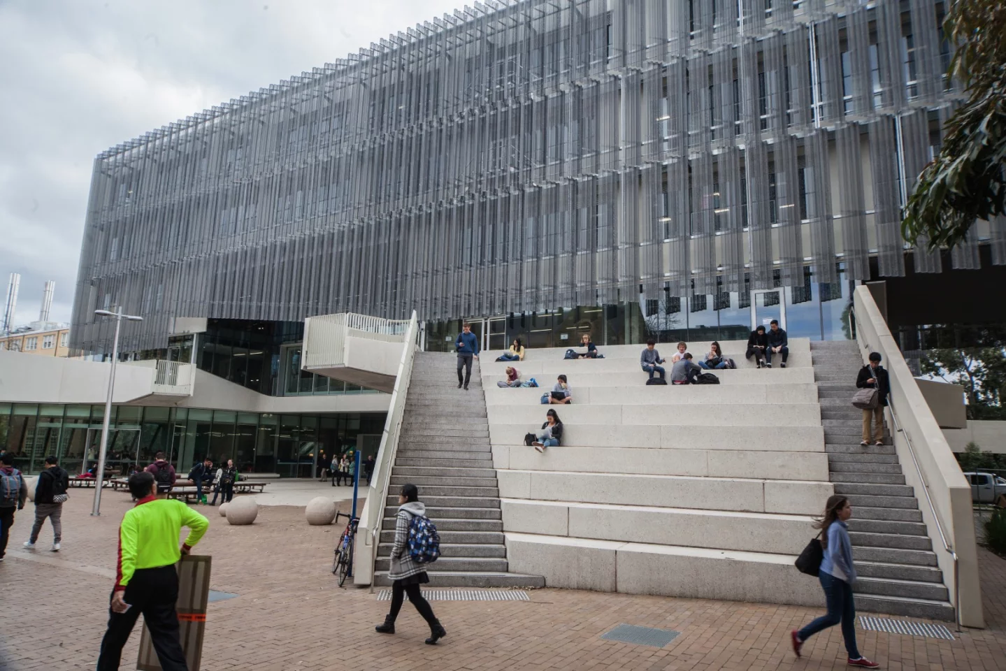 Rainwater is collected on the roof and funneled into a 750,000 liter (198,129 gal) tank in the building's basement