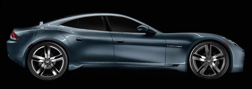 The Karma plug-in hybrid electric vehicle from Fisker Automotive