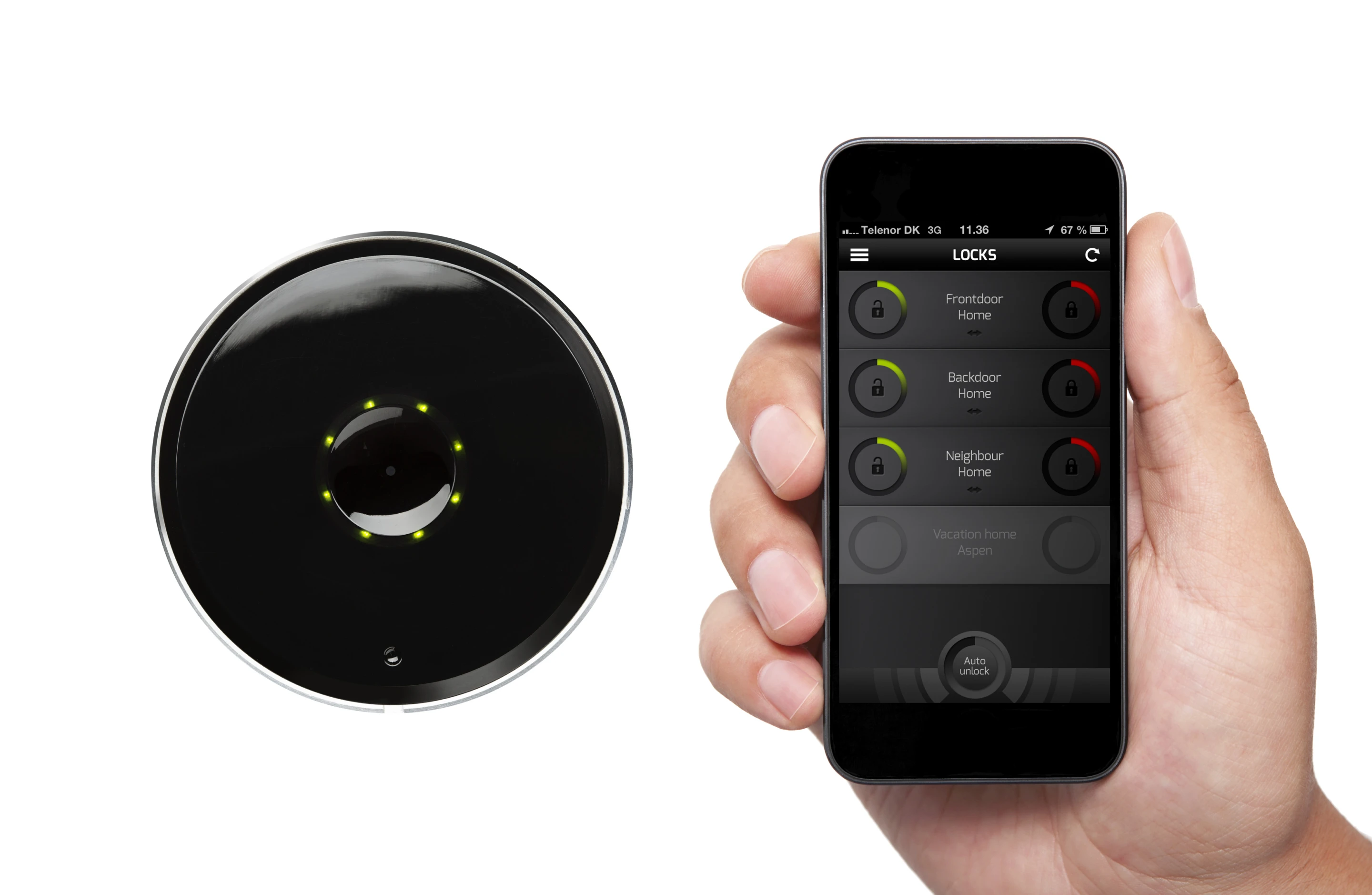 Danalock is compatible with iOS 8 and higher, and Android 4.4 and higher