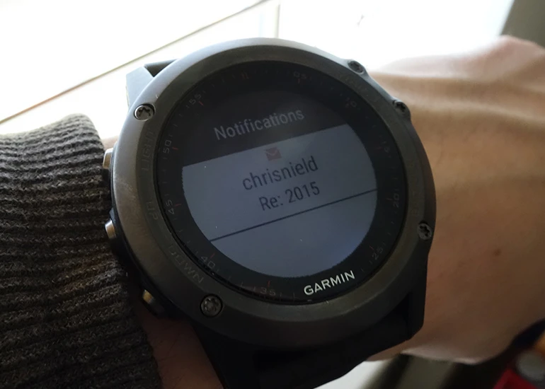 Notifications from most smartphone apps are supported in rudimentary form (Photo: David Nield/Gizmag.com)