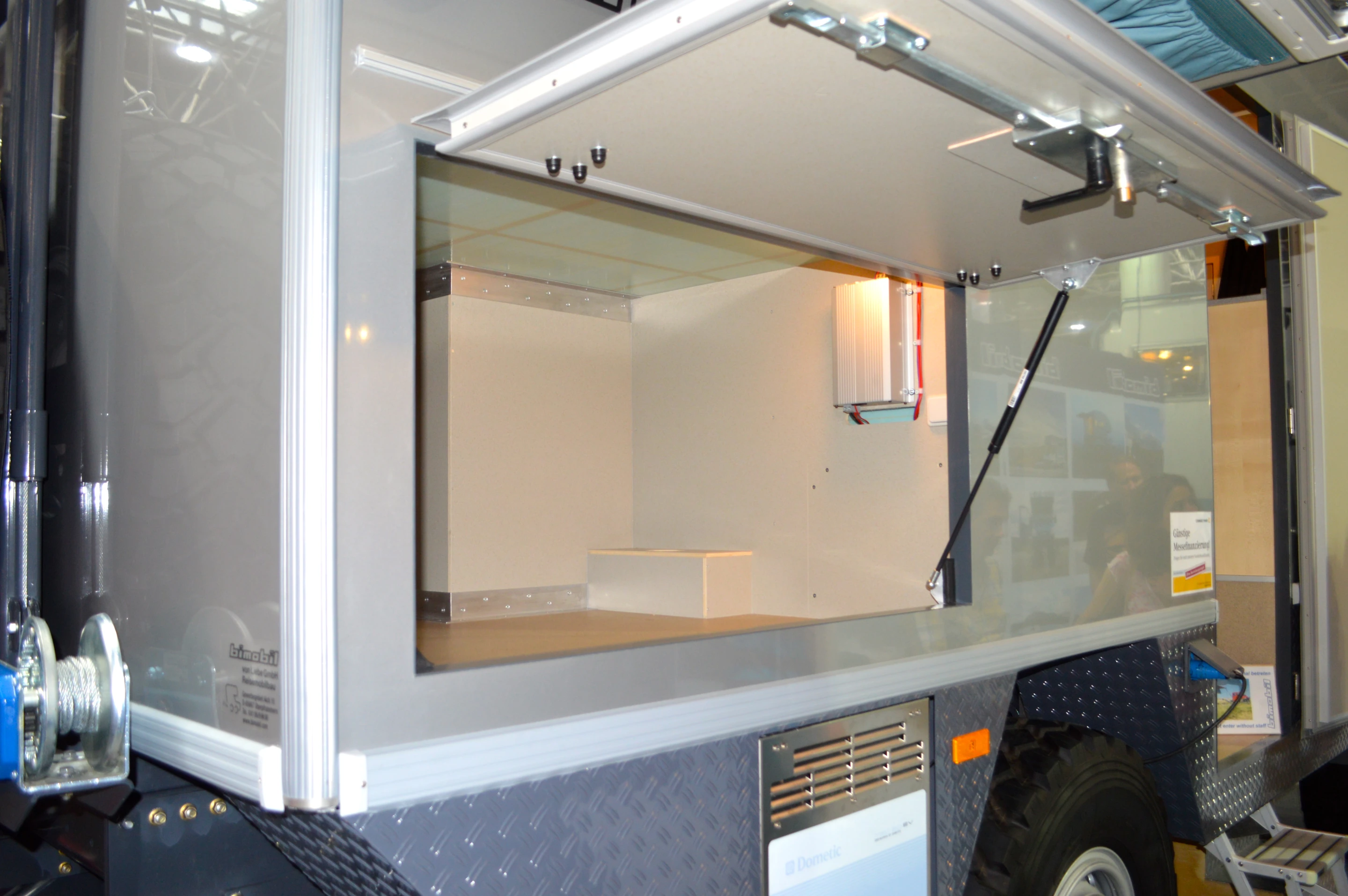 Storage aboard the EX 480