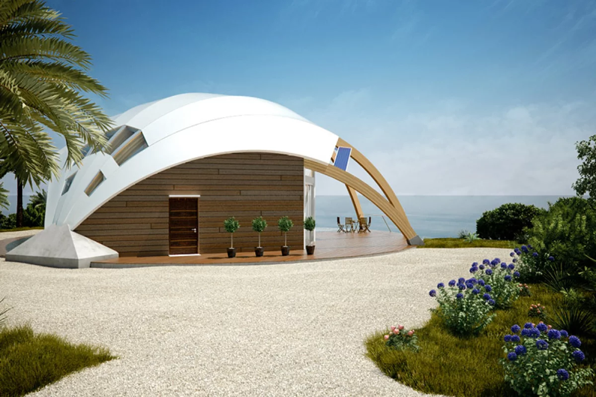 The Pearl passive solar house by David Fanchon