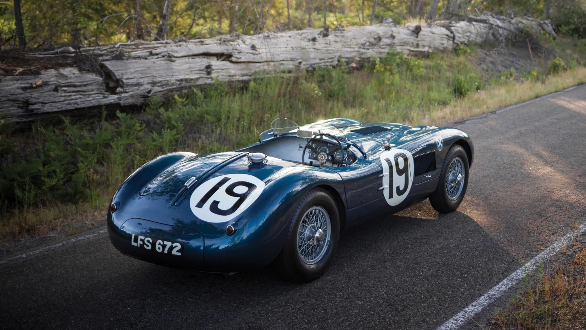 This 1953 Works Lightweight Jaguar C-Type sold for $13,200,000 at RM-Sotheby's Monterey 2015 auction. The second of only three works lightweights ever built, it finished fourth overall at the 24 Hours of Le Mans in 1953.