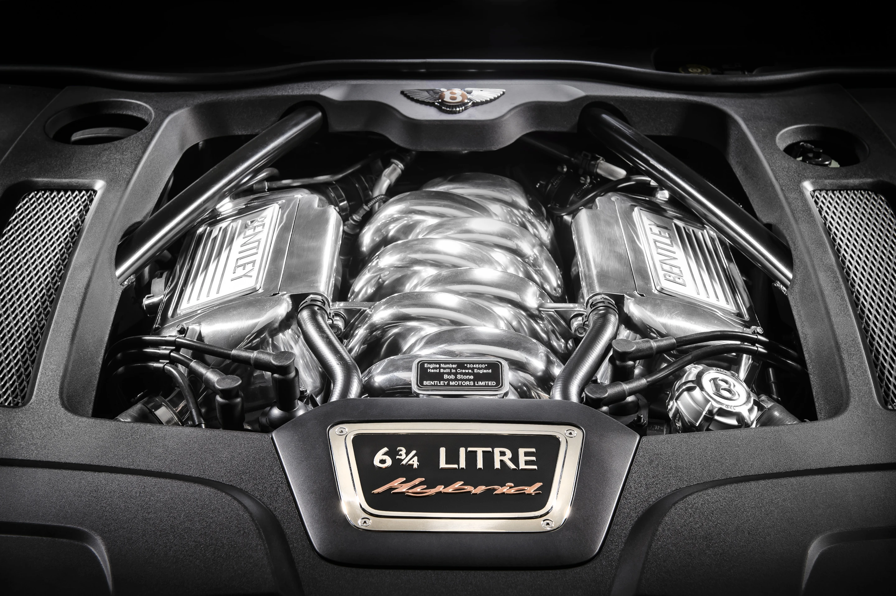 A look under the Mulsanne-based Hybrid Concept's hood