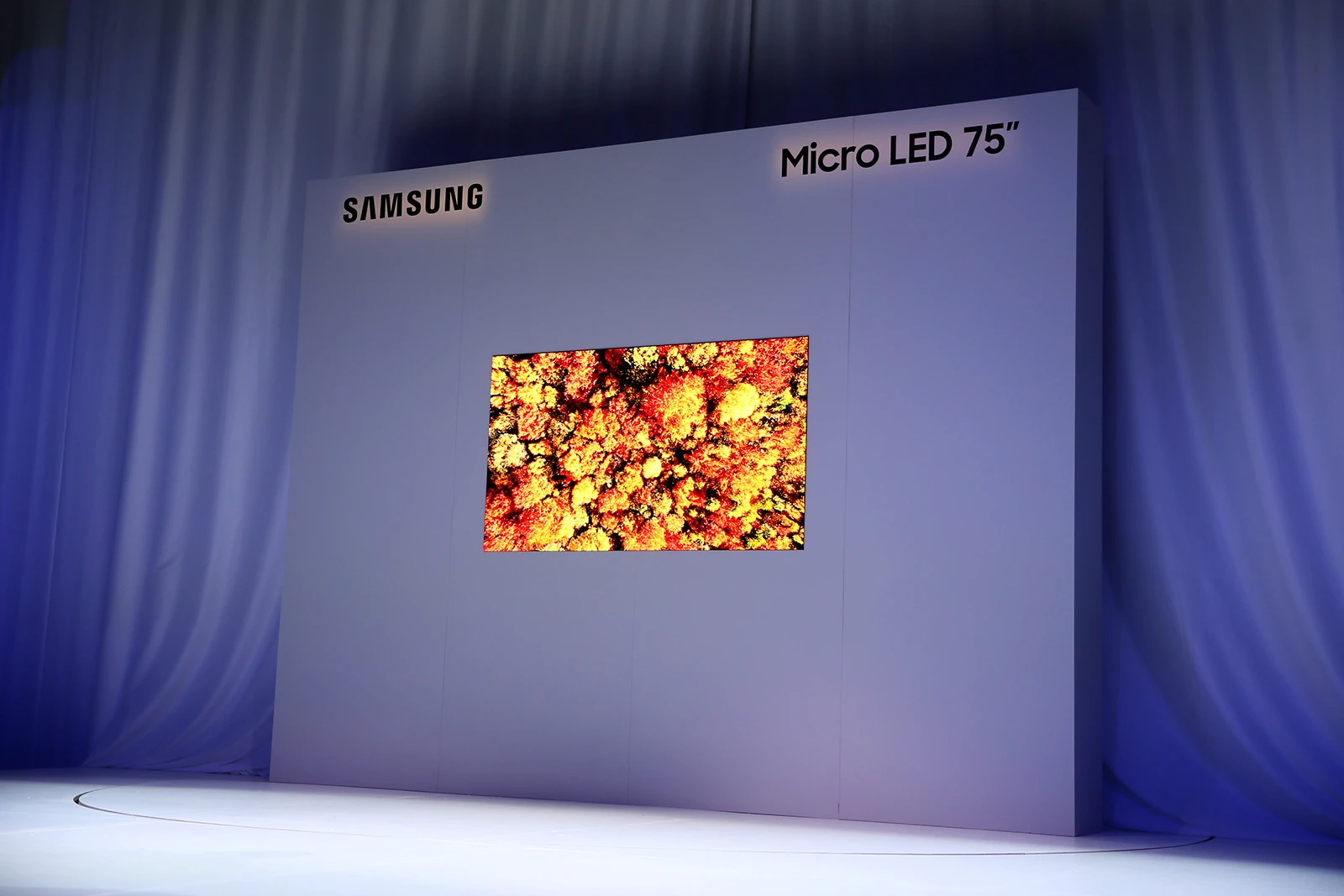 Along with the 75-in Micro LED TV, Samsung has also scaled The Wall up to a ridiculous 219 inches