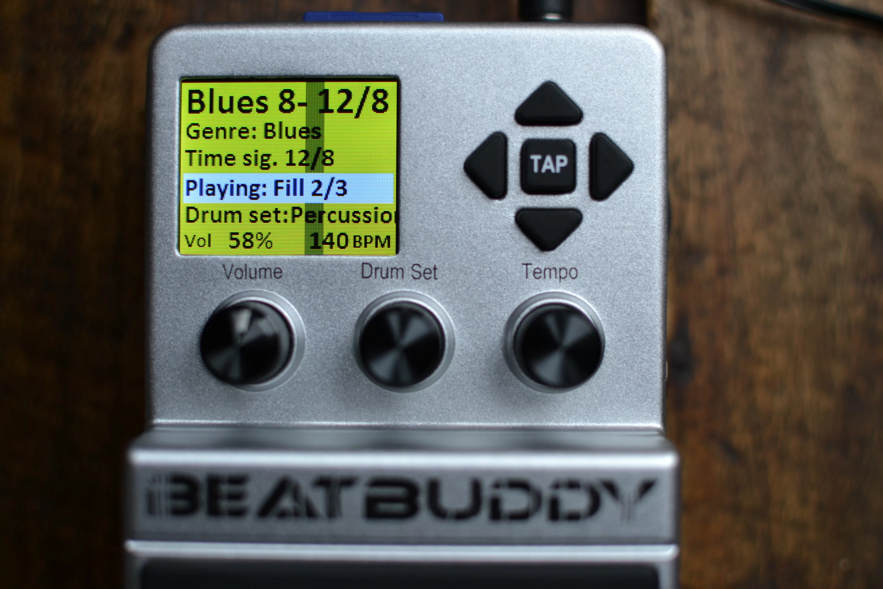 Pushing down the pedal triggers a fill (Photo: Paul Ridden/Gizmag)