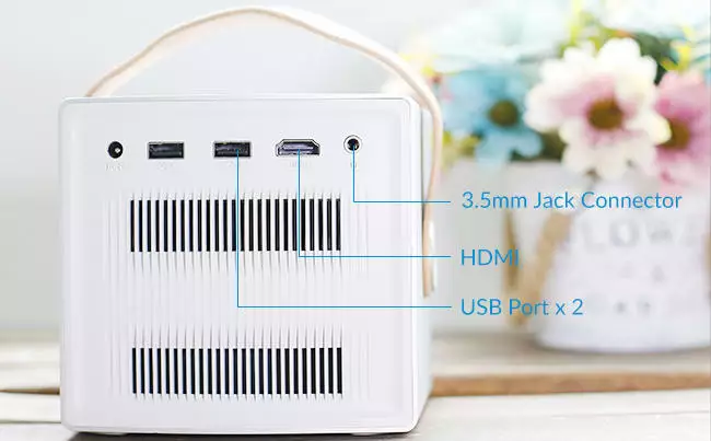 It has all the connections you would expect in a device like this