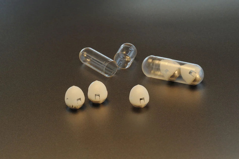 MIT's new insulin-delivering capsule contains a microneedle that injects the hormone into the bloodstream through the stomach lining