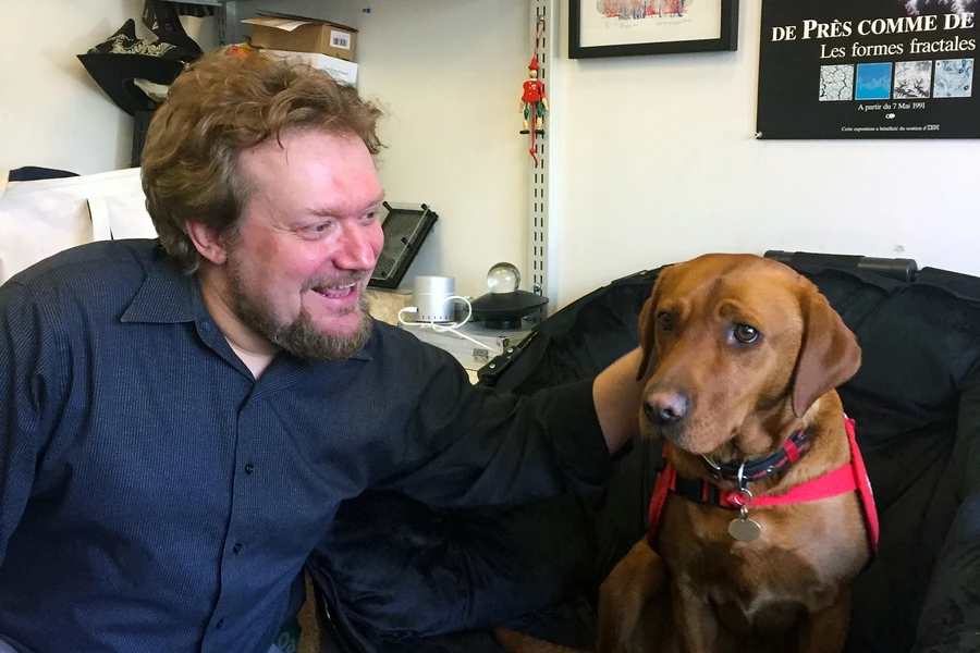 Andreas Mershin from MIT is part of a research team developing an advanced electronic nose