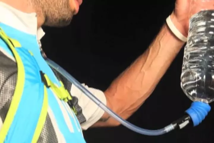 The Source UTA drops 1.5 L of water into your hydration pack in under a minute