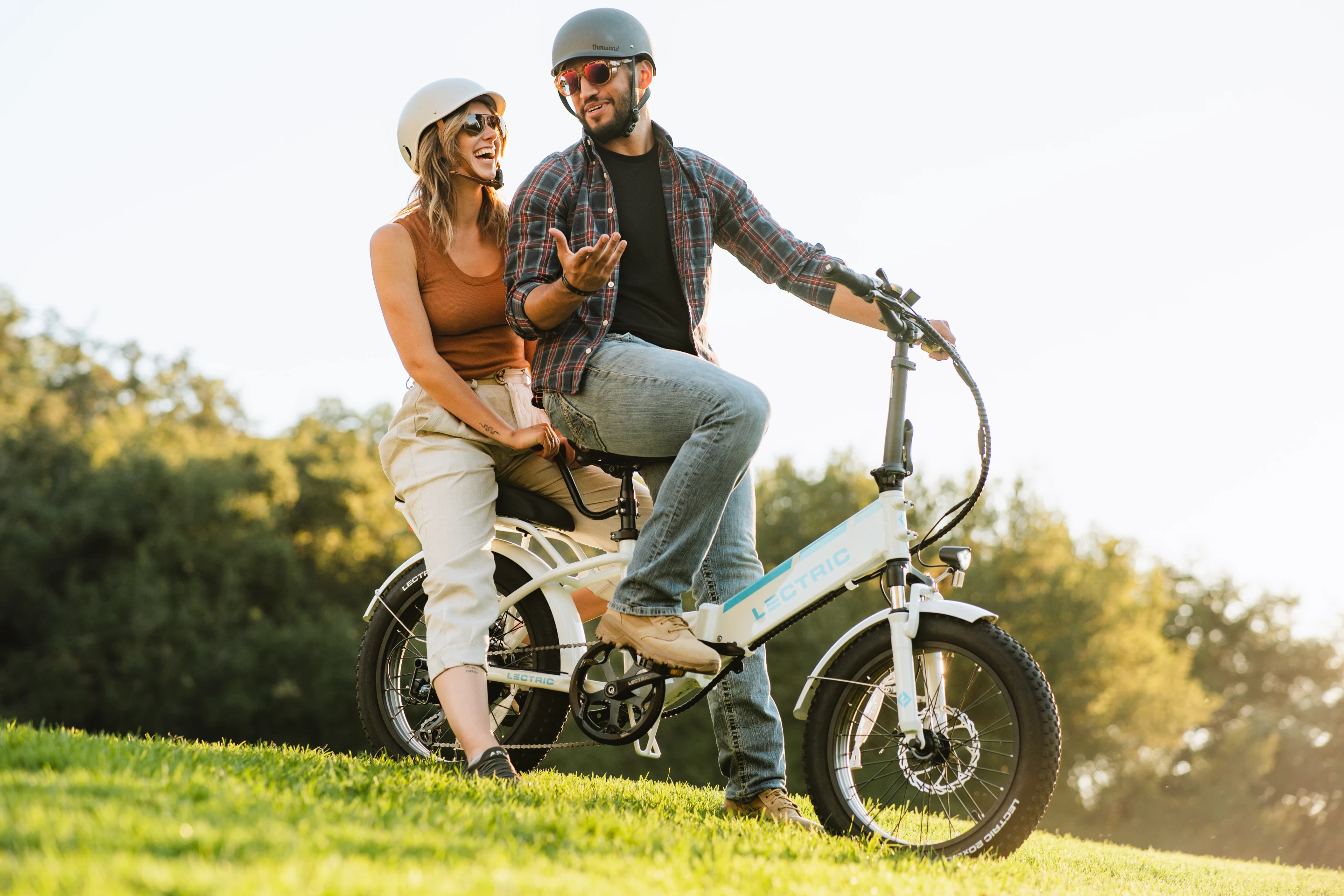 The XP 3.0 utility ebike has been designed to haul cargo or a passenger out back