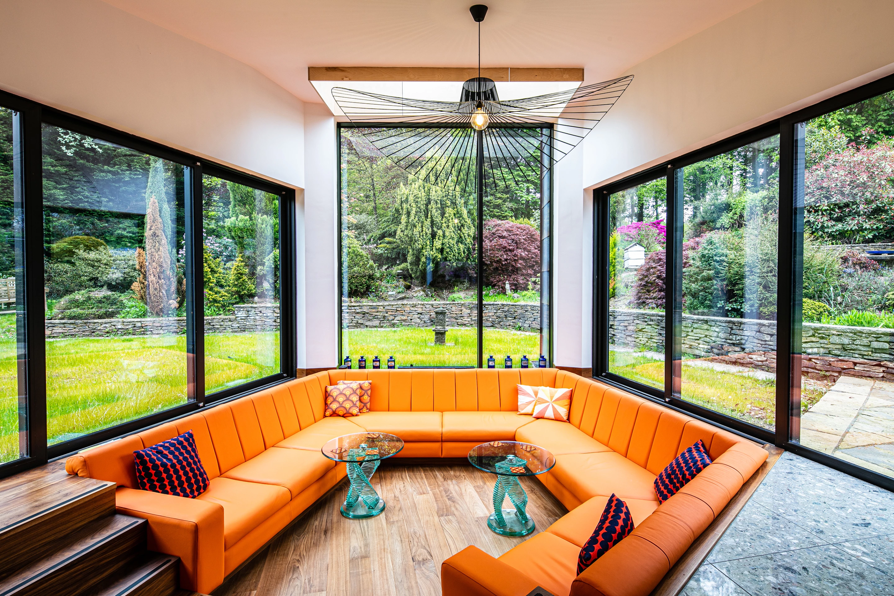 Ravine House was designed by Chiles Evans + Care Architects and is located in the East Midlands
