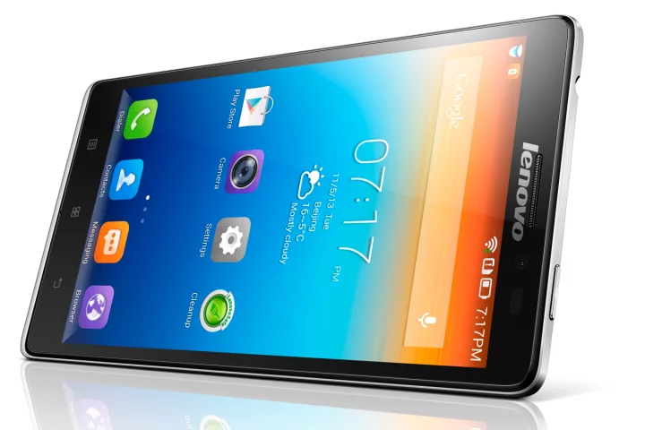 Lenovo's first 4G device, the Vibe Z, measures 7.9 mm (0.31 in) thick, weighs 147 g (5.1 oz) and sports a 5.5-inch (1920 x 1080) Full HD IPS display