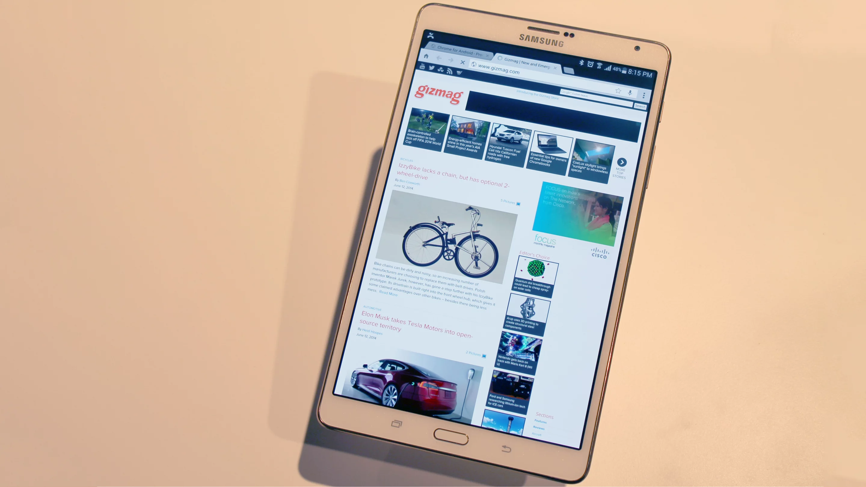 Galaxy Tab S event hands-on photos