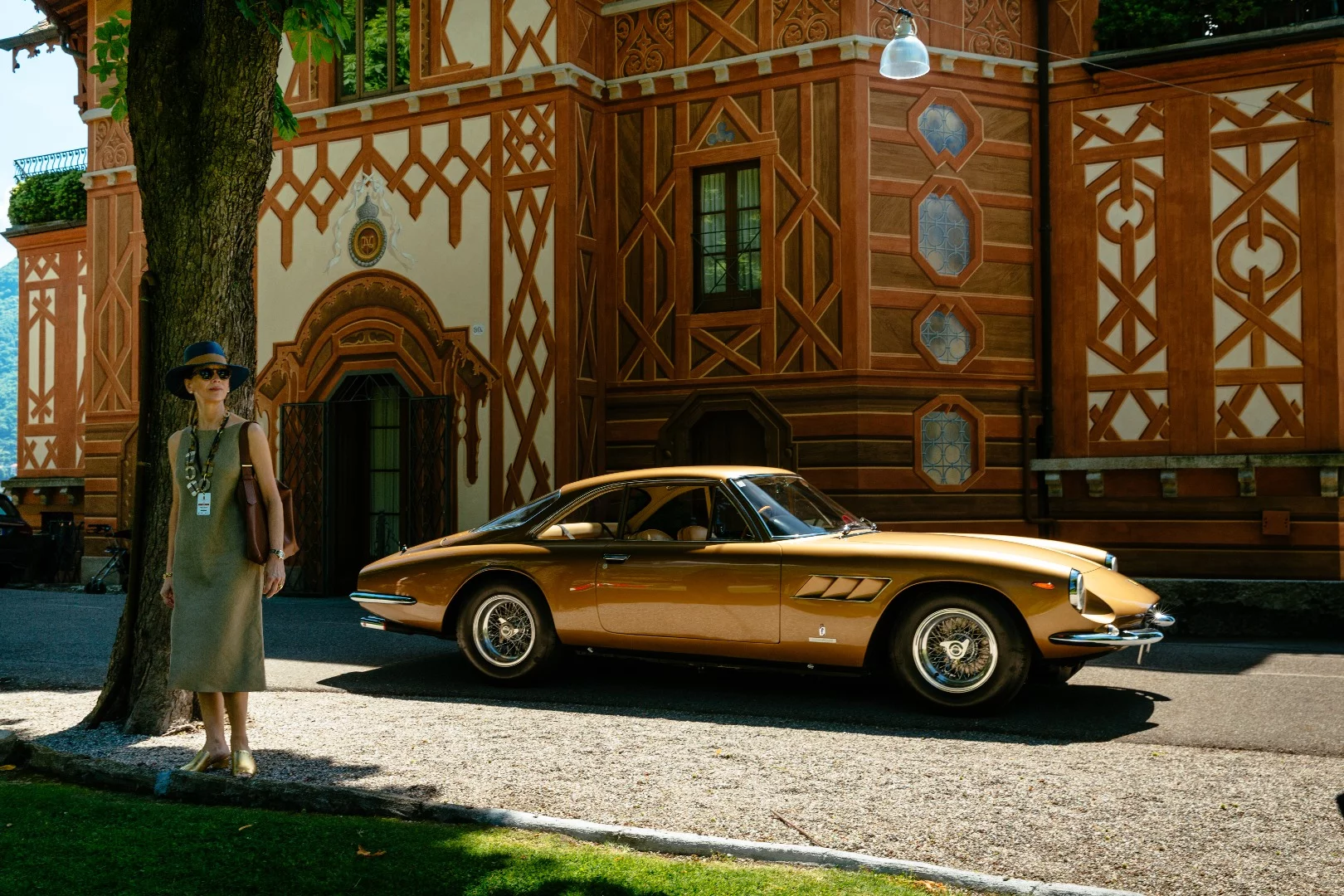 This 1965 Ferrari 500 Superfast Pininfarina was owned by actor Peter Sellers was also in the "stars of the silver screen" class, though to our knowledge, it didn't appear in a movie. (Entrant:Bénédicte & Véronique Laureys of Belgium)