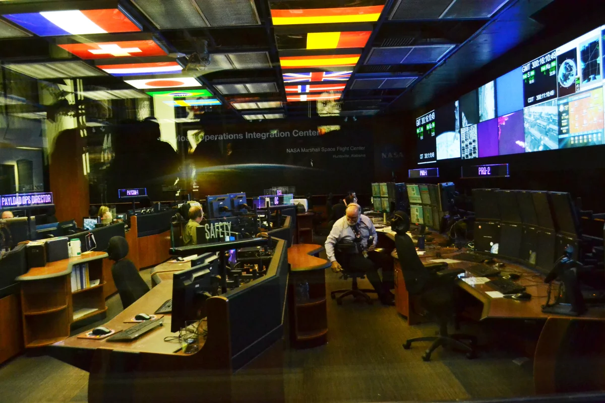 U.S. communication with the International Space Station happens from this room at NASA's Marshall Space Flight Center