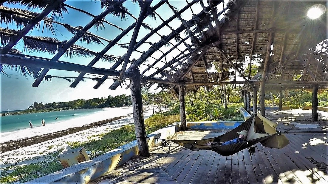 Treble Hammock 2.0 creator Trent Johnson is keen to promote its relative comfort compared to other options