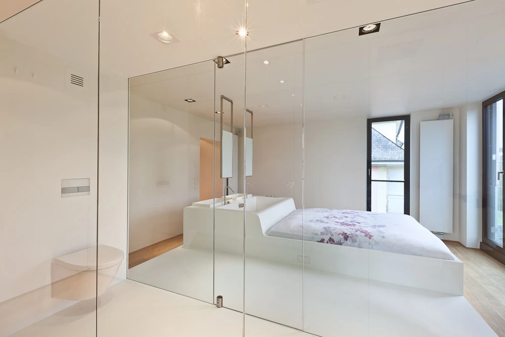 Housing category winner: Apartment building in Luxembour City, Luxembourg - interior view (Photo: Steve Troes Fotodesign)