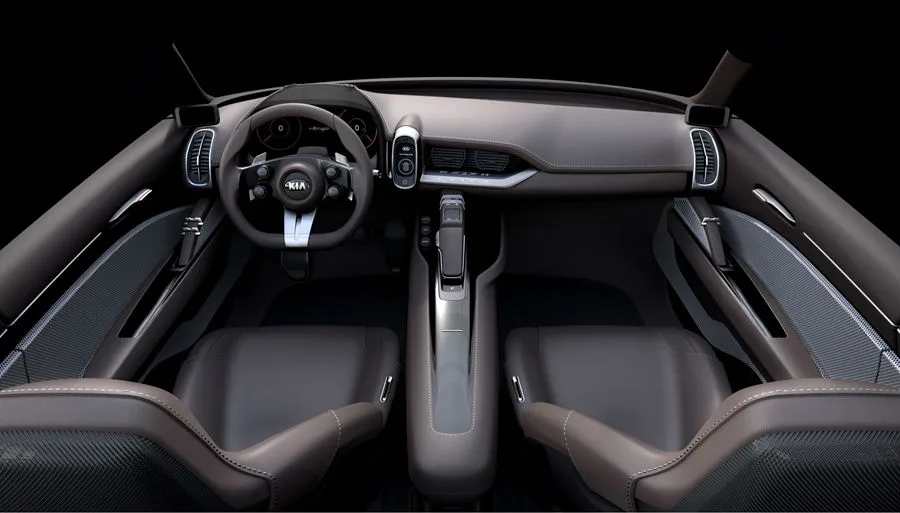 Kia has gone for a minimalist approach to the interior of the Novo
