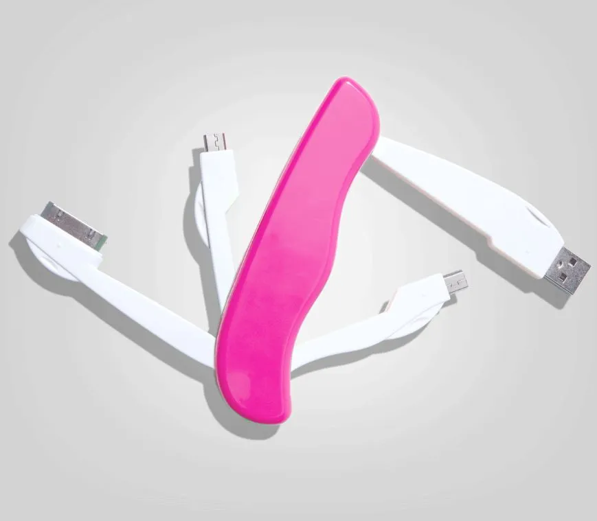 The USB Utility Charge Tool contains four commonly-used fold-out plugs, for charging your electronic devices