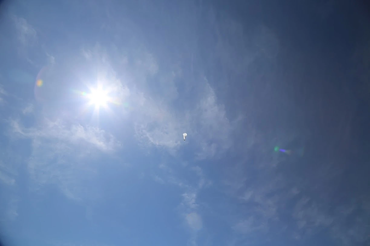The Project Loon balloons are designed to fly through the stratosphere at around 20 km (12.4 mi) above the Earth's surface