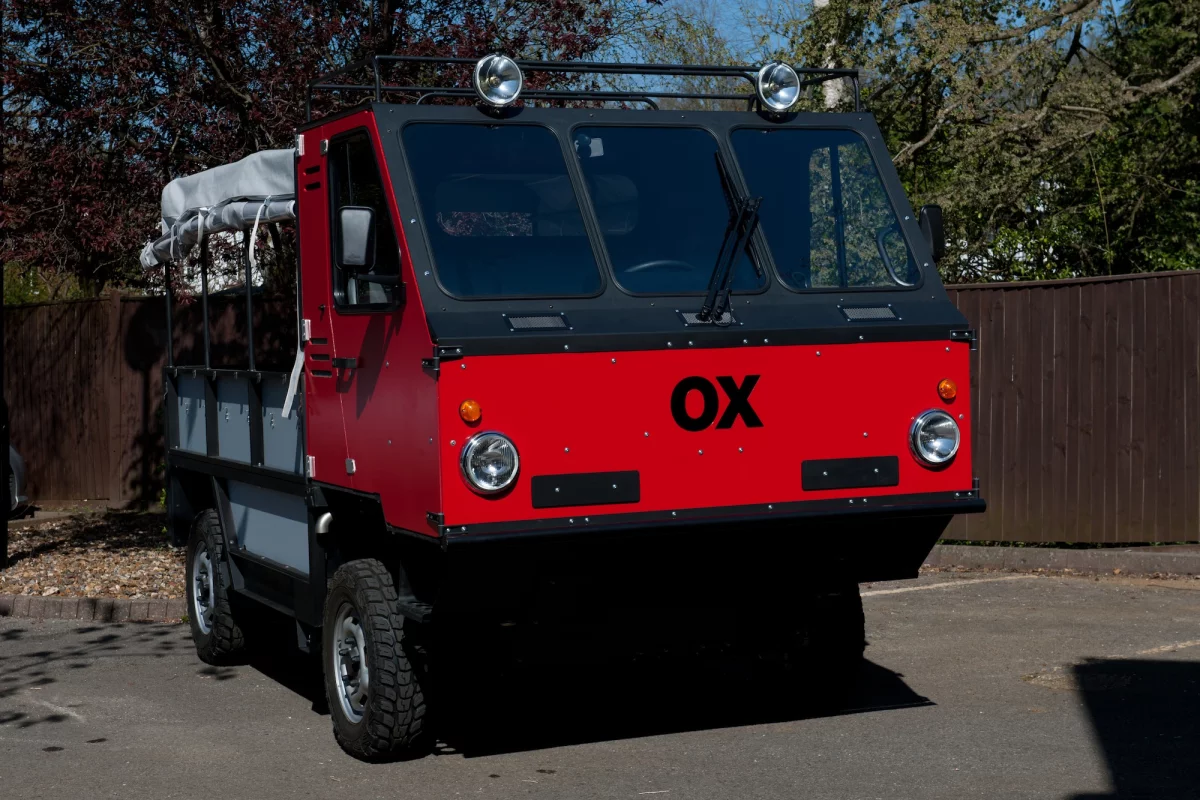 Billed as the world's first flatpack truck, OX can be assembled by three people in under 12 hours once it reaches its destination